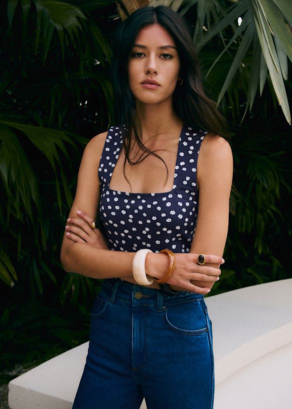 Thalia トップス - Vica プリント - オーガニックコットン