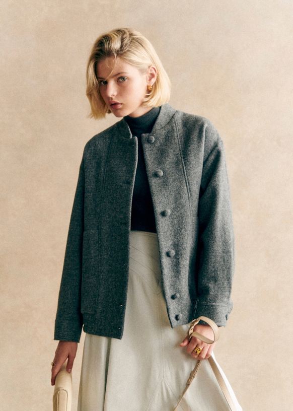 Sezane wool coat cheap