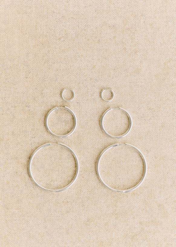 Large Eva Hoops - Gold - Majority recycled brass - Sézane Large Eva Hoops - Gold - Majority recycled brass - Sézane