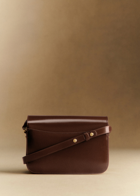 きょうこ Milo クラシックバッグ - チョコクロコ - クロコダイルエンボス加工