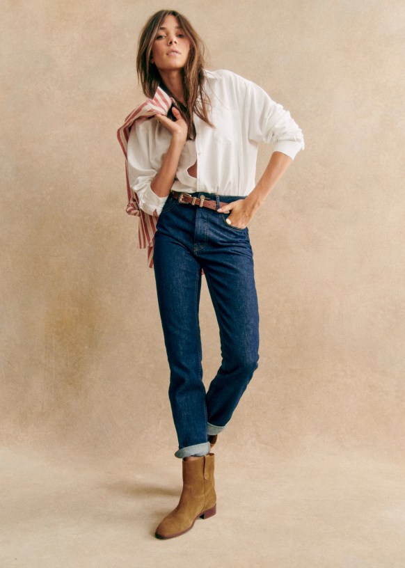 Sezane ショートブーツ 23.5 Sézane Bootie Low Gabbie Ankle Boots - Black - Sézane