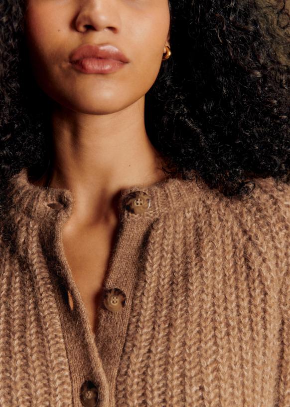 Sezane Emily Cardigan セザンヌカーディガン　ベージュM Sezane Emily Cardigan セザンヌカーディガン ベージュM Sezane