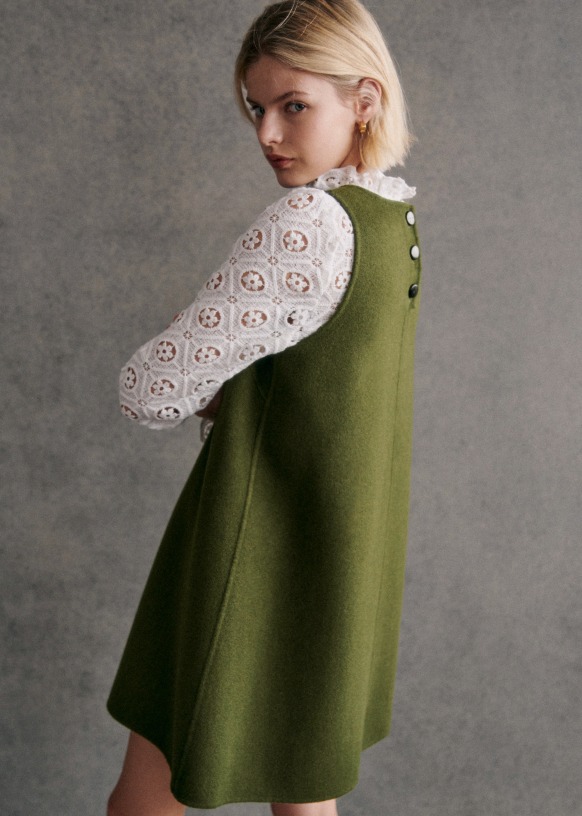 Nicia Dress - Garden Green