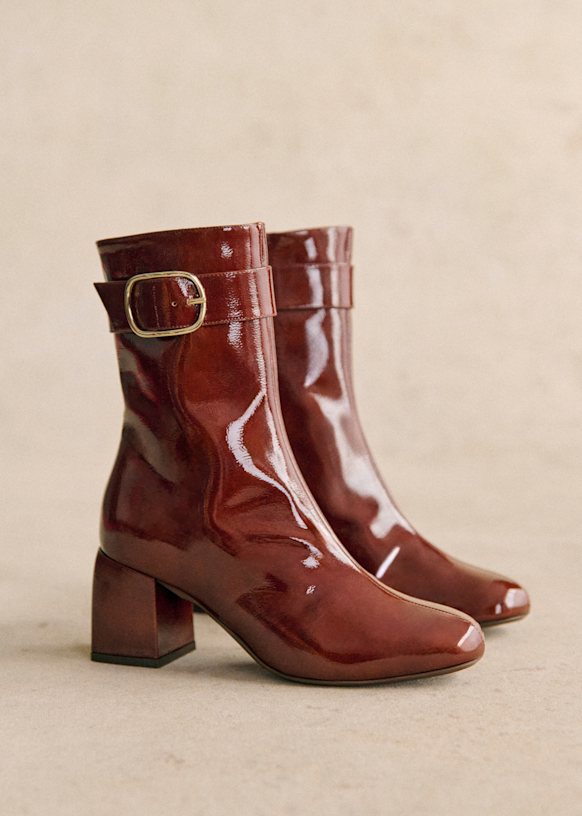 Margot patent boot sales