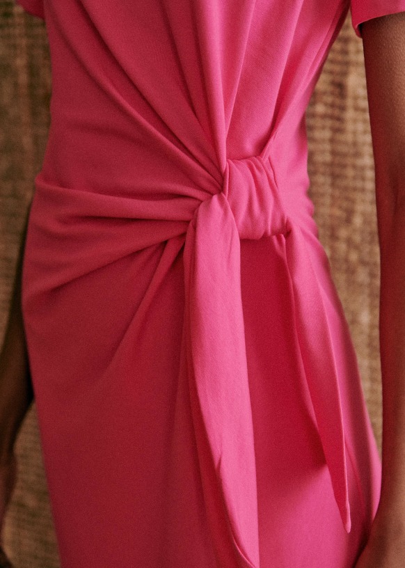 Pippa Dress - Pink - Organic Cotton - Sézane