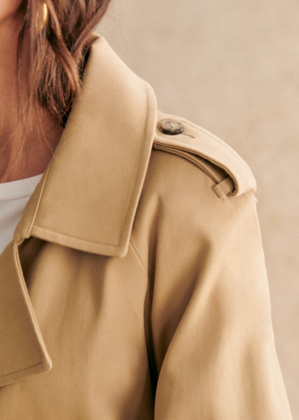 セザンヌ◇SEZANE◇Clyde オーバーサイズトレンチコート (SEZANE