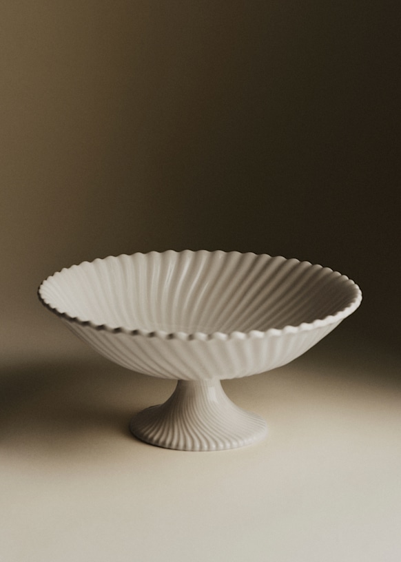Torsade Trinket Dish - Ecru - Ceramic - Sézane