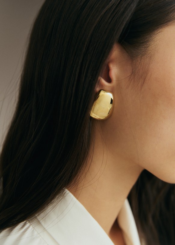 Sézane ピアス ピアス Caméo - ゴールド - 大部分がリサイクルブラス - Sézane