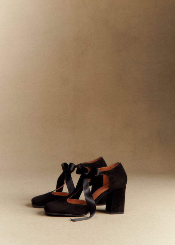 High Eulalie Babies - Black - Goat Leather - Sézane