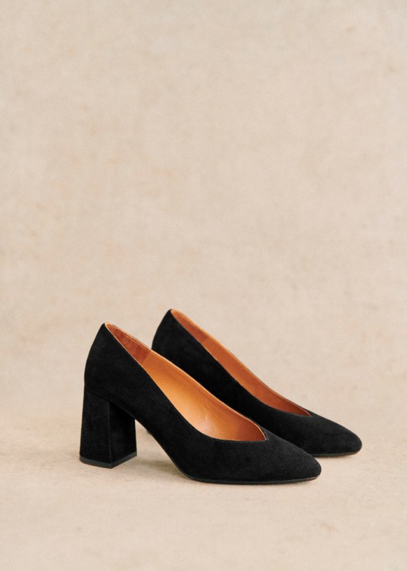 Best black suede pumps online