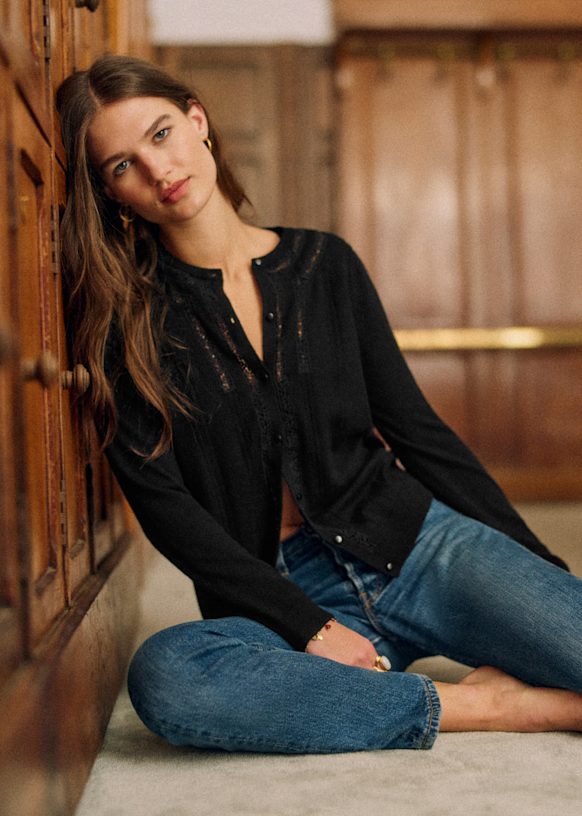 Sezane cardigan 2025