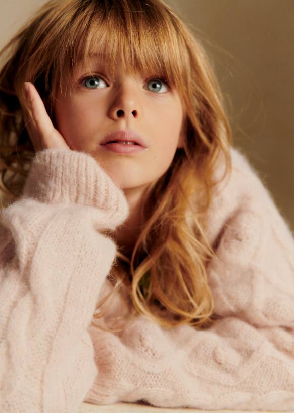 Orion Cardigan - Mottled camel - Alpaca - Sézane