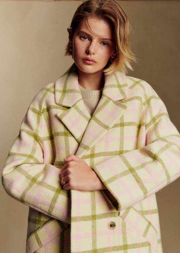 Ander Coat - Cinnamon - Virgin wool - Sézane