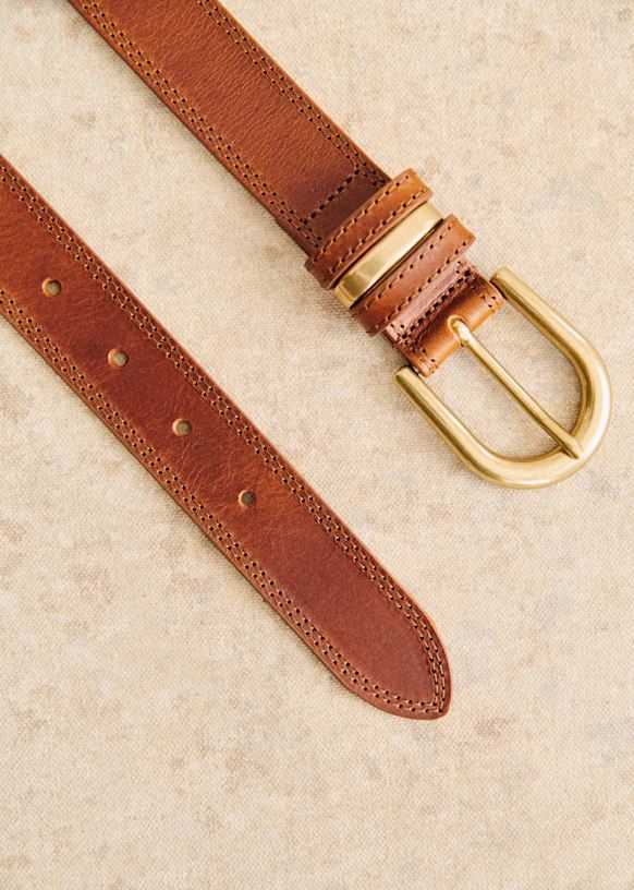 Taylor Belt - Smooth Black Heritage - Vegetable-tanned smooth
