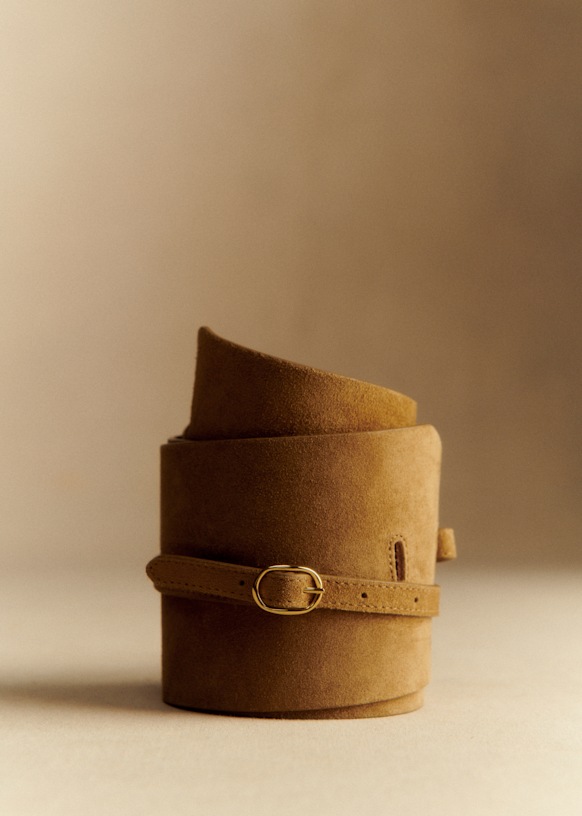 Julia Belt - Taupe - Bovine leather - Sézane