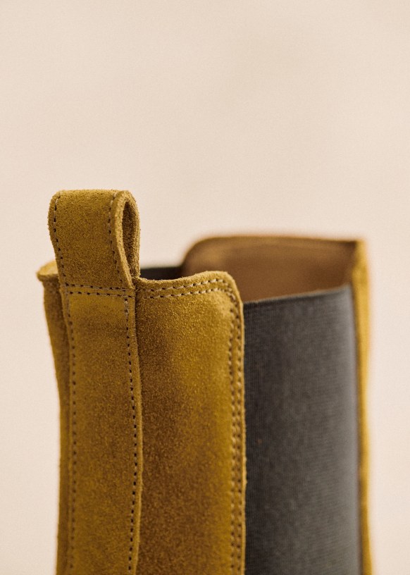 Lena Low Boots Tan Sézane