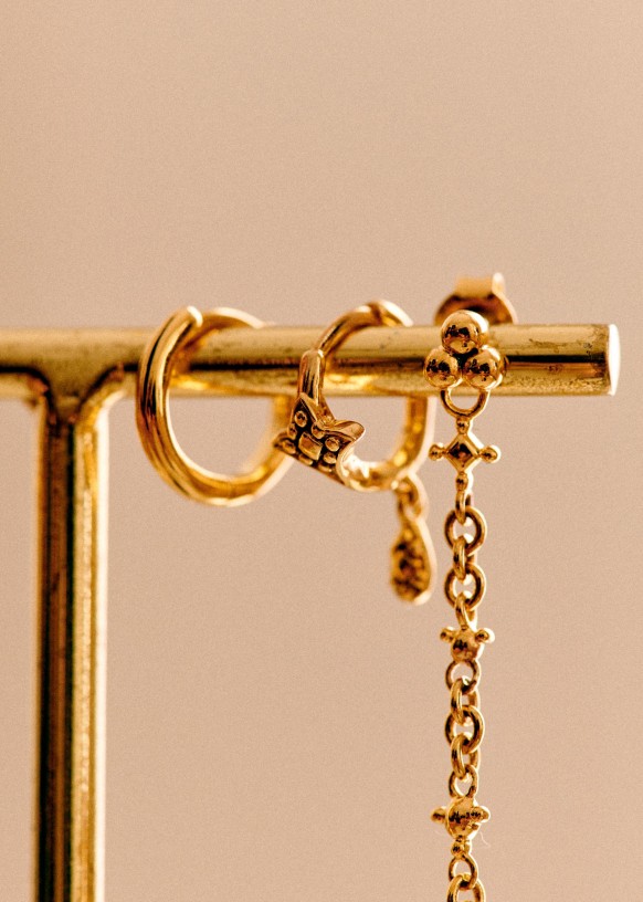 Valentine Chain Ear Cuff - Gold - Brass - Sézane