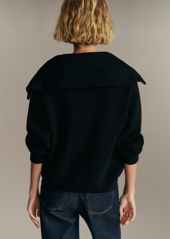 Manon Cardigan - Black - Merino Wool - Sézane Manon Cardigan - Black - Merino Wool - Sézane