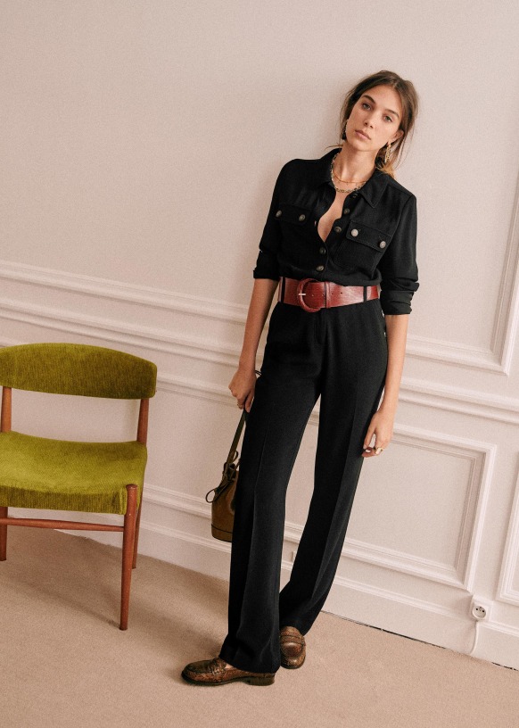 Sezane brooklyn jumpsuit Clearance