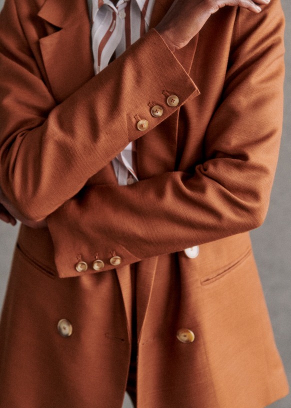 Bershka camel coat clearance