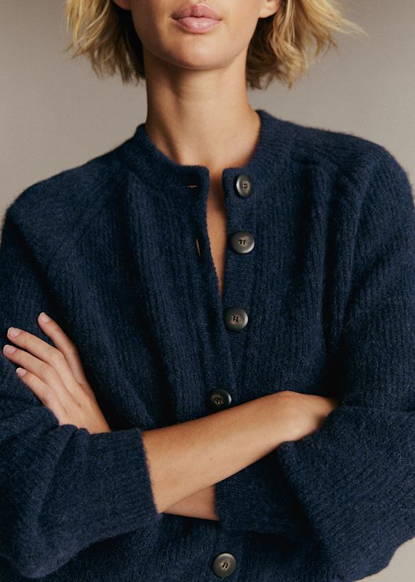 Othello Cardigan - Perfect Green - Baby Alpaca - Sézane