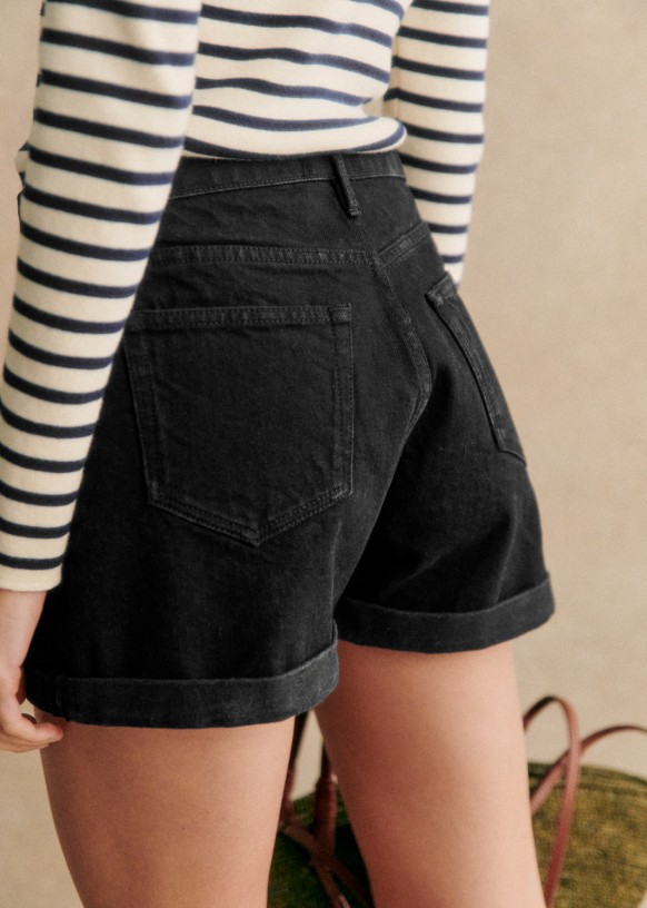 Niels Shorts Denim Organic Cotton Sezane