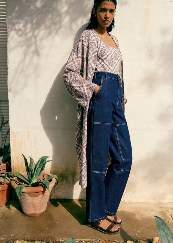 Adan Kimono - Sézane x Holiday - Jalna Print - Organic cotton