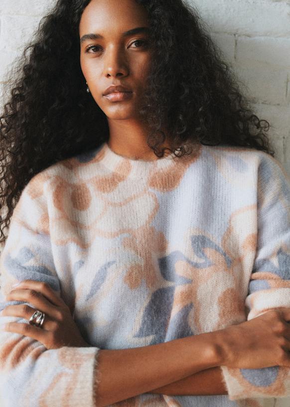 Dhalia Jumper - Doria Print - Kid mohair - Sézane