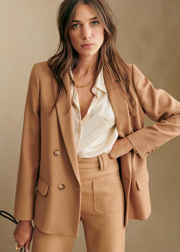 Christie Jacket - Camel - Recycled polyester - Sézane