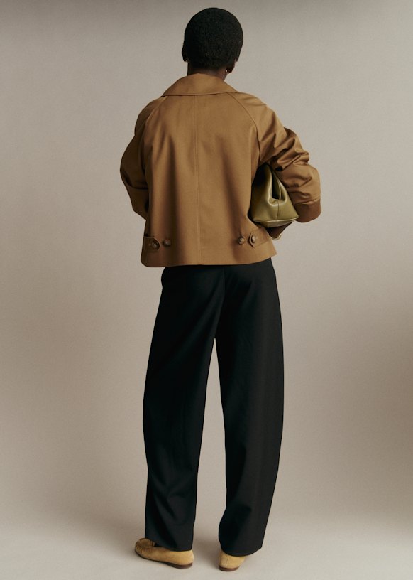 Bobby Jacket - Light Beige - Organic Cotton - Sézane