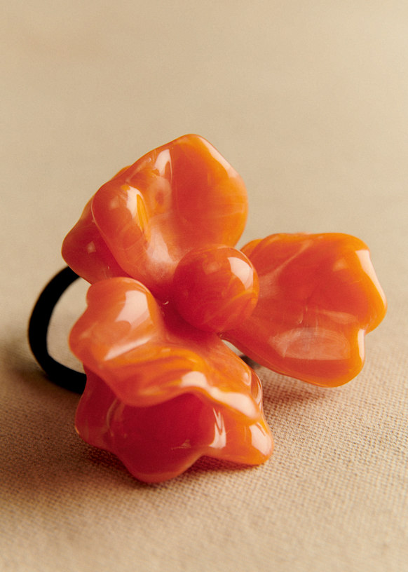 Kianar Scrunchie - Apricot - Resin - Sézane