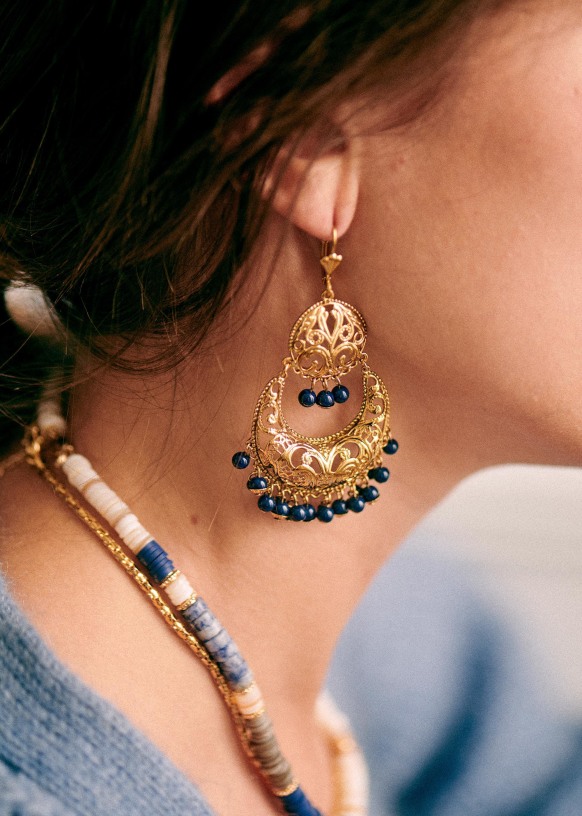 Ocean blue earrings