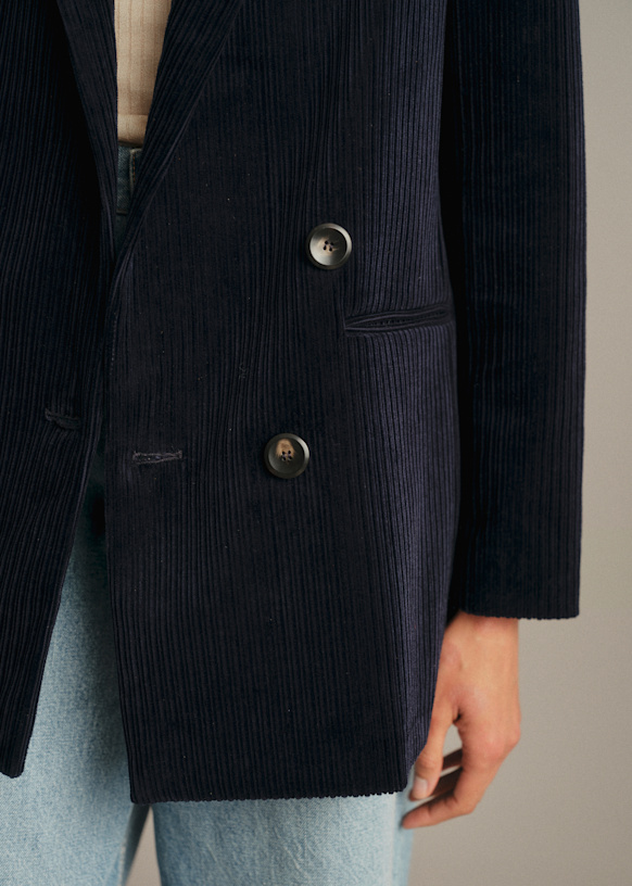 Chelsea Jacket - Chocolate - Organic cotton - organic textile - Sézane