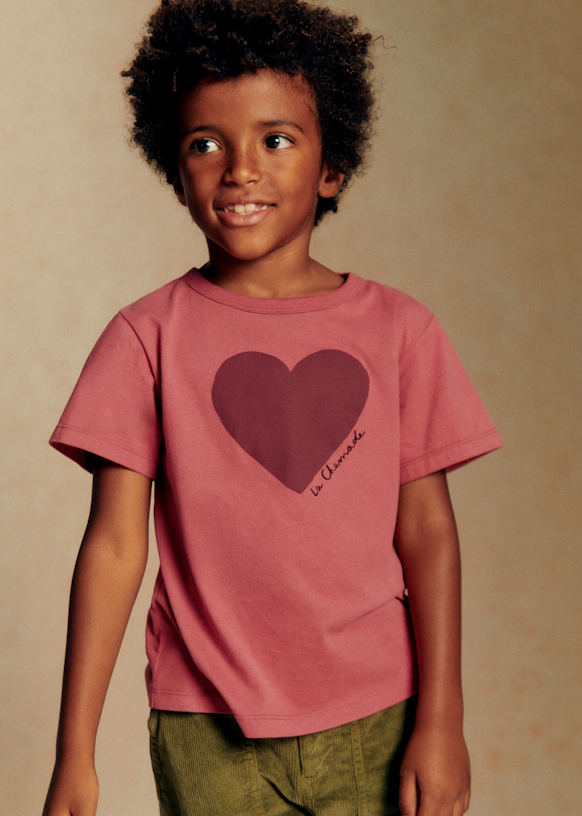 La Chamade T-Shirt - Rosewood/Burgundy - Organic cotton - organic