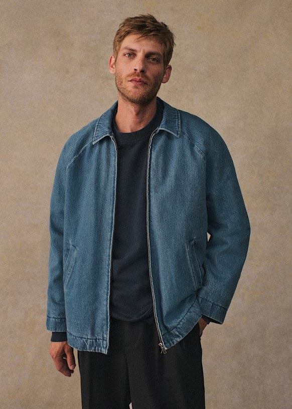 ジャケット・アウター ESSAY BLUE COLOR BLOUSON ESSAY エッセイBLUE COLOR BLOUSON KHAKI