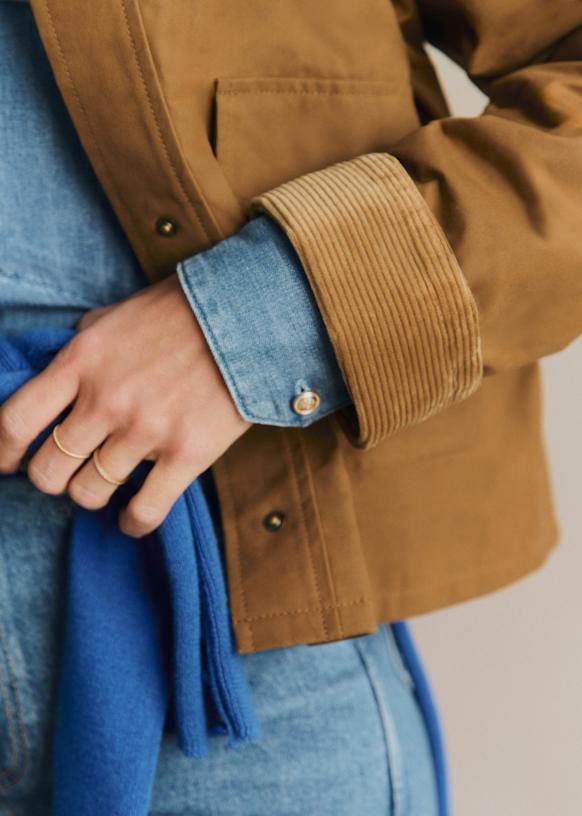 MANOE Jacket - Hazelnut - Organic cotton - organic textile