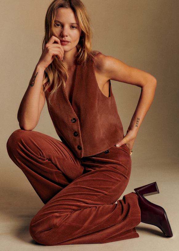 Drea Jacket - Light Maple - Organic Cotton - Sézane