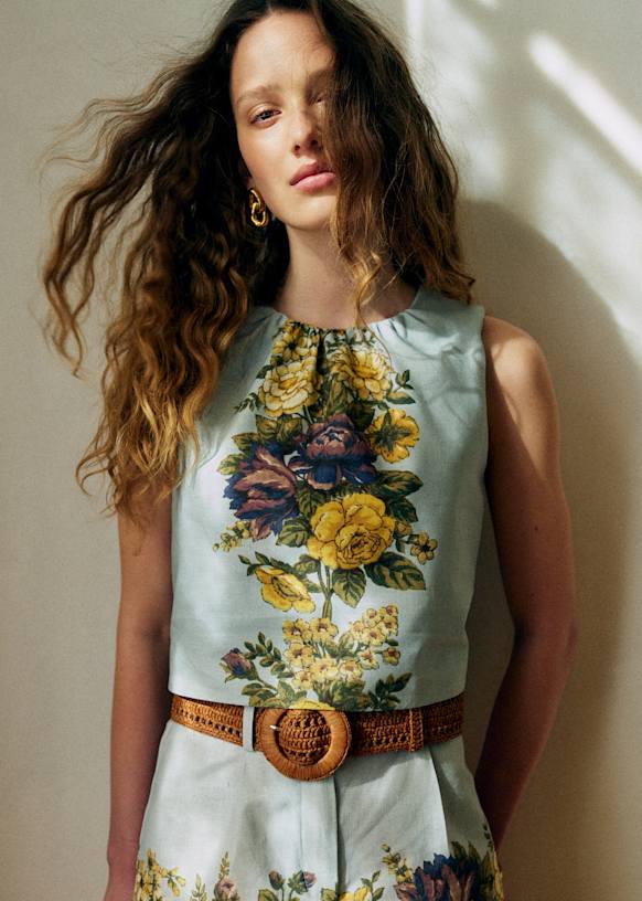 Blouse ANASTINNA - Imprimé Lavinia