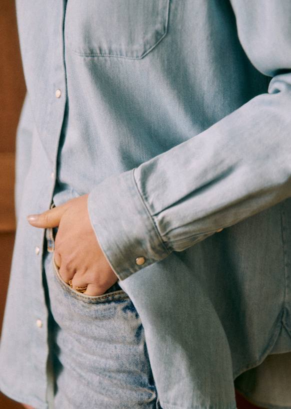 Max Shirt - Very light denim - Organic Cotton - Sézane