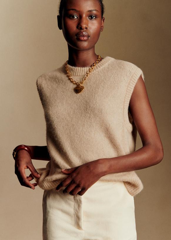 Pull Samuel - Vanille - Baby Alpaga - Sézane