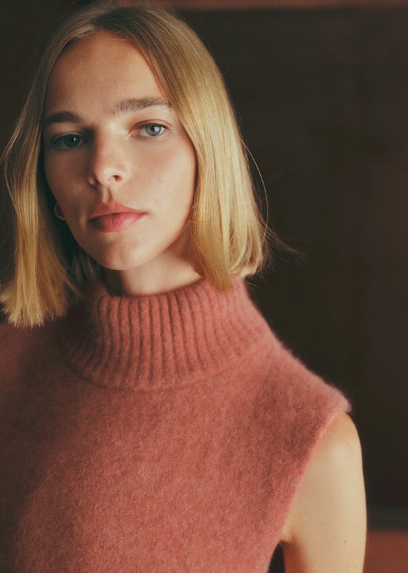 Axel Jumper - Rosewood - Baby Alpaca - Sézane