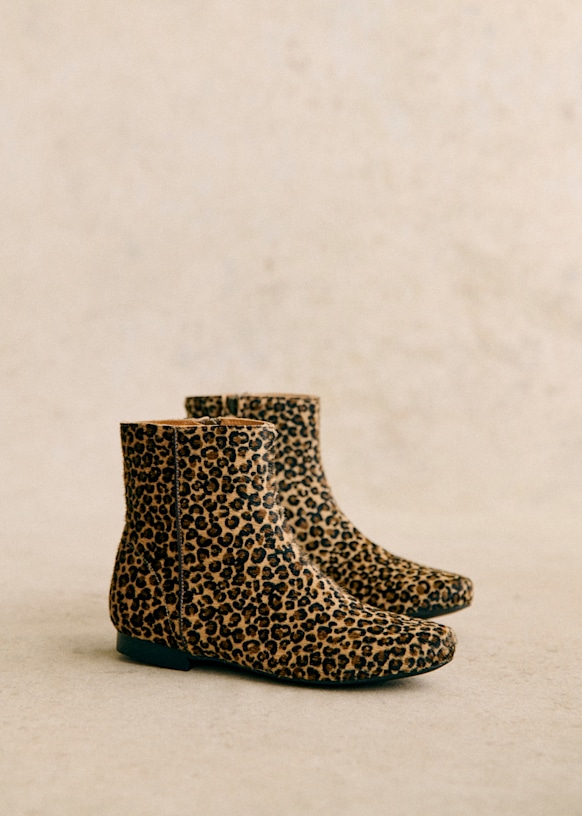 Bottines sezane leopard clearance