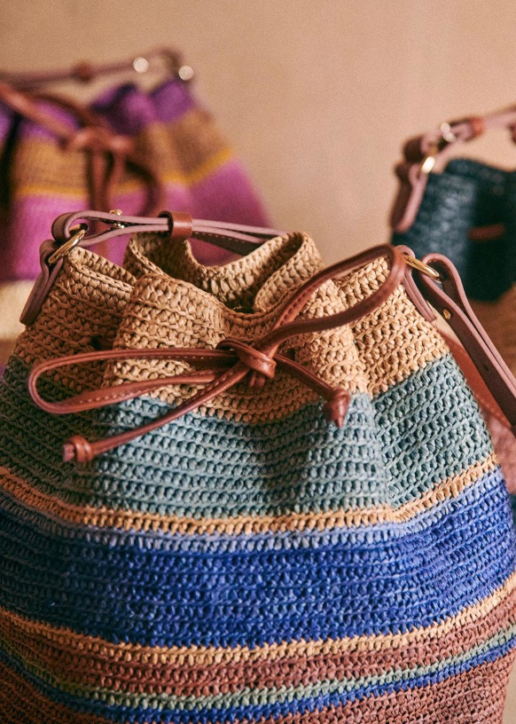 sac raphia sezane