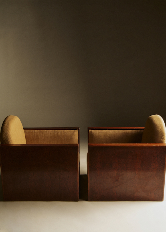 Paire of fauteuils art déco