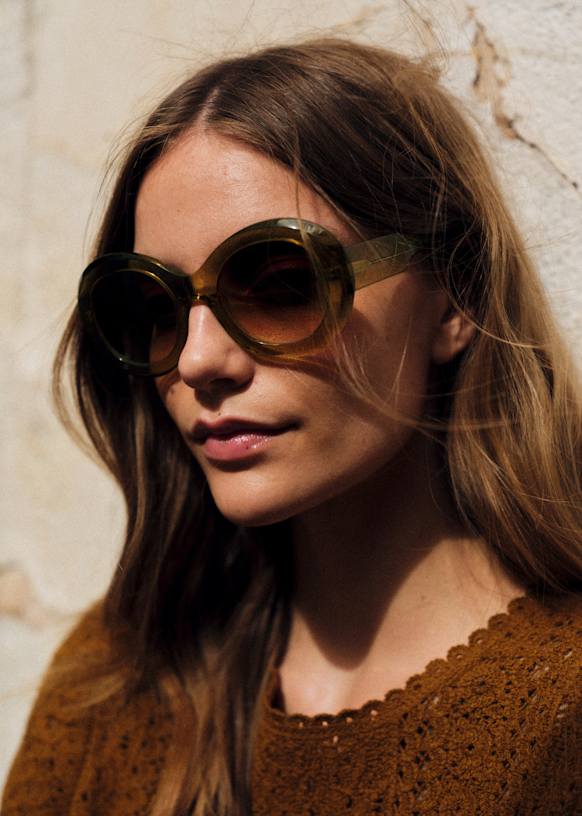 Héra Sunglasses - Light Tortoiseshells - Acetate - Sézane