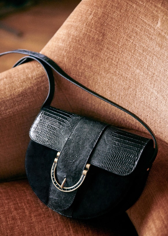 Cuir Sac T Sezane Sacs à Bandoulière Sézane De Seconde Main Pour Femme
