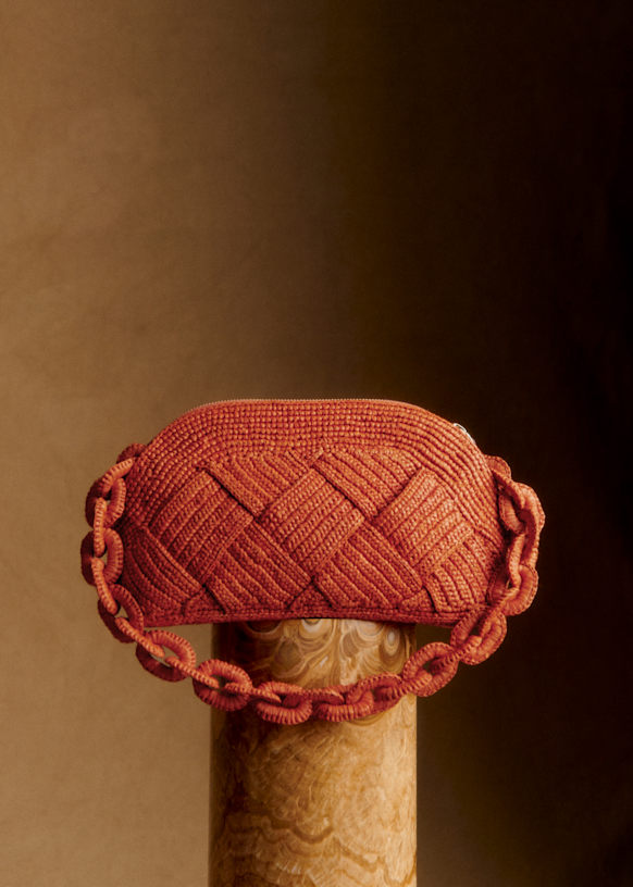 【Sezane】大人の夏のカゴバック Isabelle Bag ナチュラル Isabelle Bag - Natural woven raffia - Raffia - Sézane
