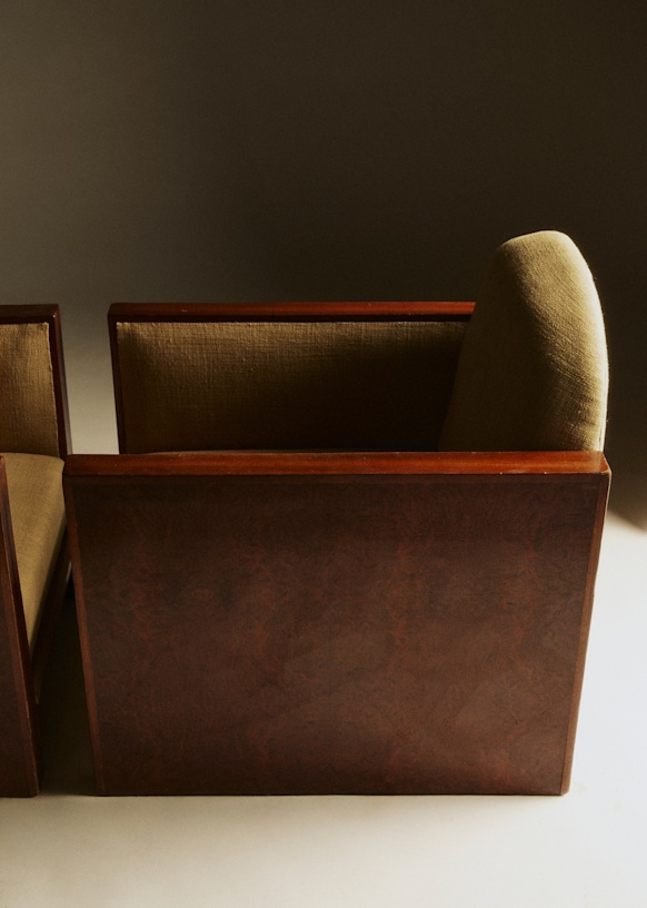 Paire of fauteuils art déco
