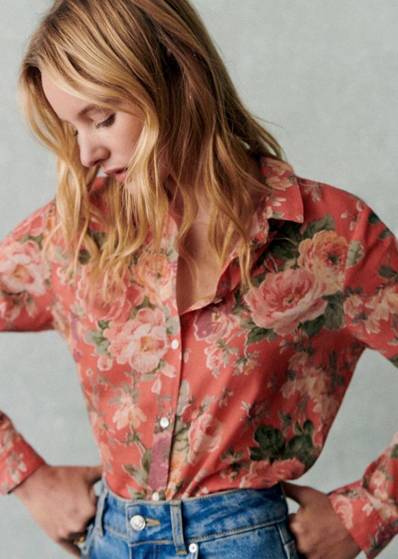 Pierro Shirt - Sana Print - 0rganic cotton - textile made