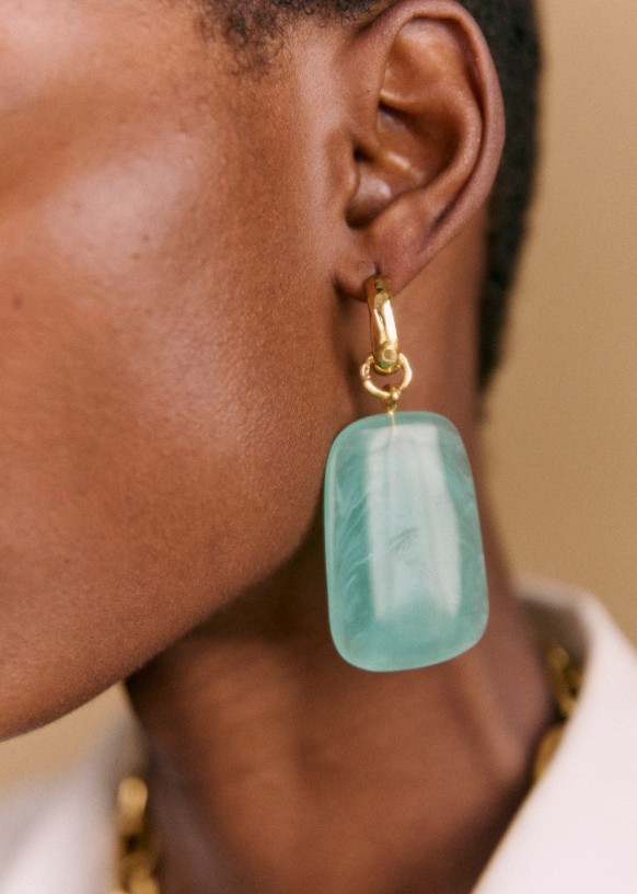 Gigi resin drop earrings sales